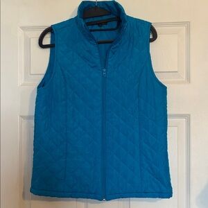 For Cynthia Teal Quilted Women's Vest